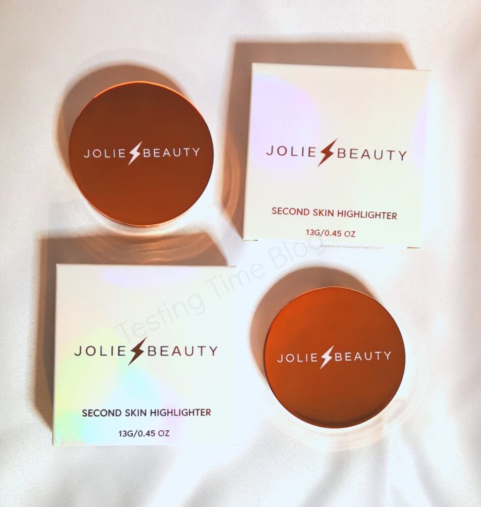 Jolie Beauty Second Skin Highlighter Packaging