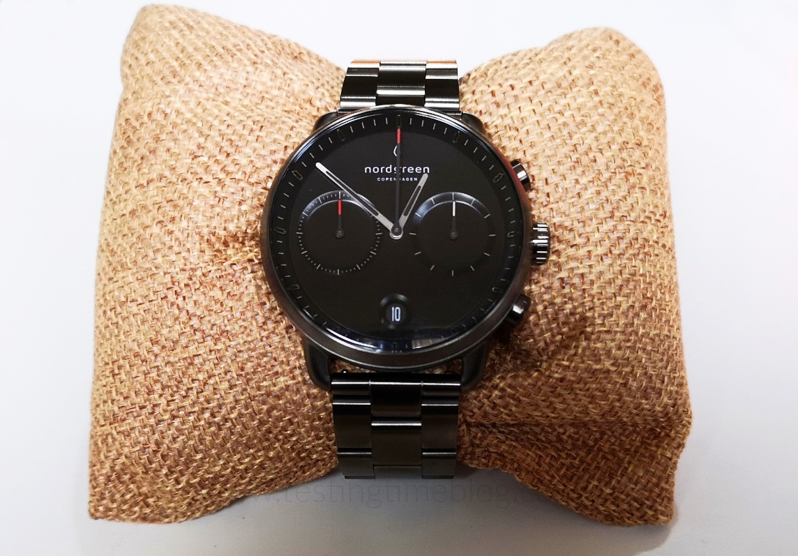 Nordgreen Pioneer Black Dial 3 Link Mens Watch
