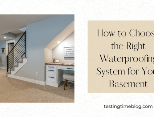 How to Choose the Right Waterproofing System for Your Basement