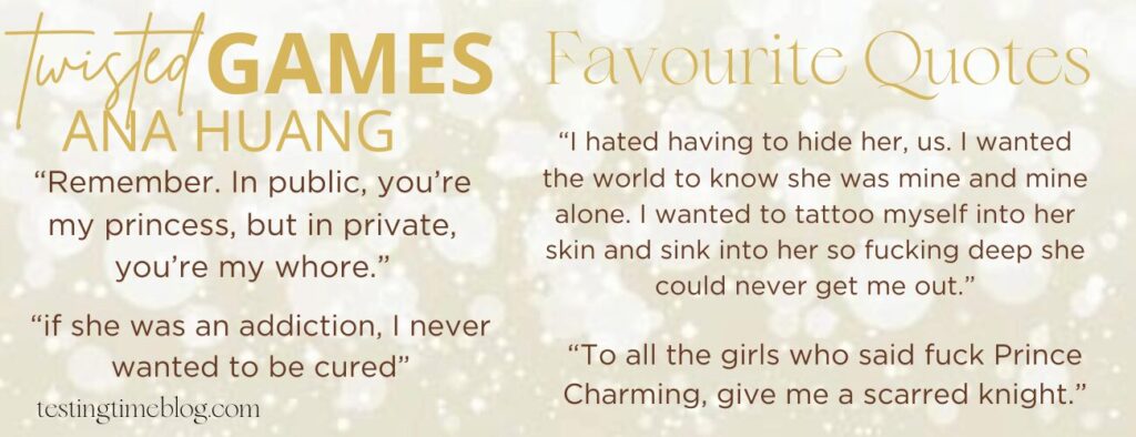 Twisted Games by Ana Huang Favourite Quotes