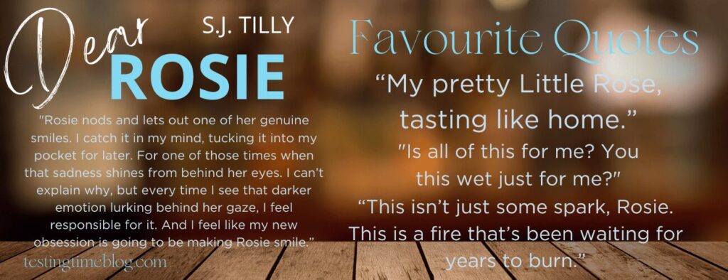 Dear Rosie by SJ Tilly Favourite Quotes