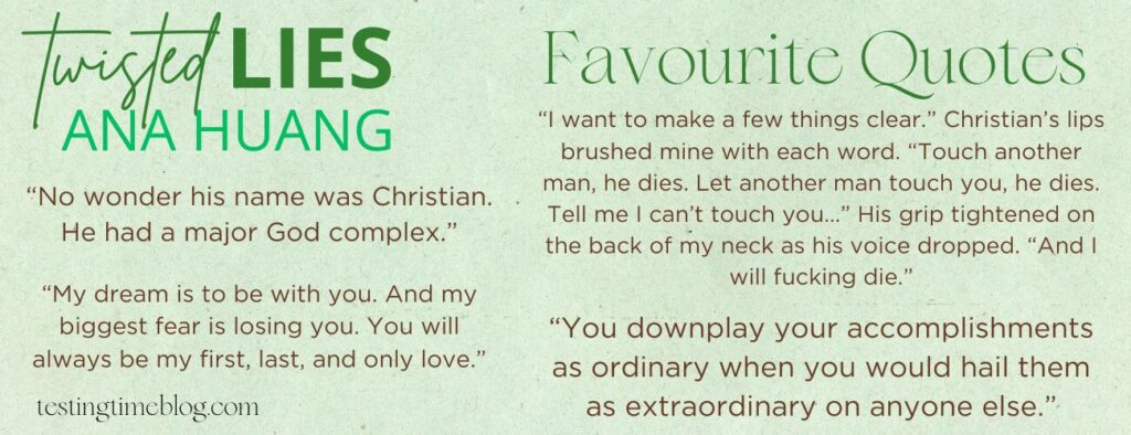 Twisted Lies by Ana Huang Favourite Quotes