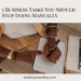 5 Business Tasks You Should Stop Doing Manually