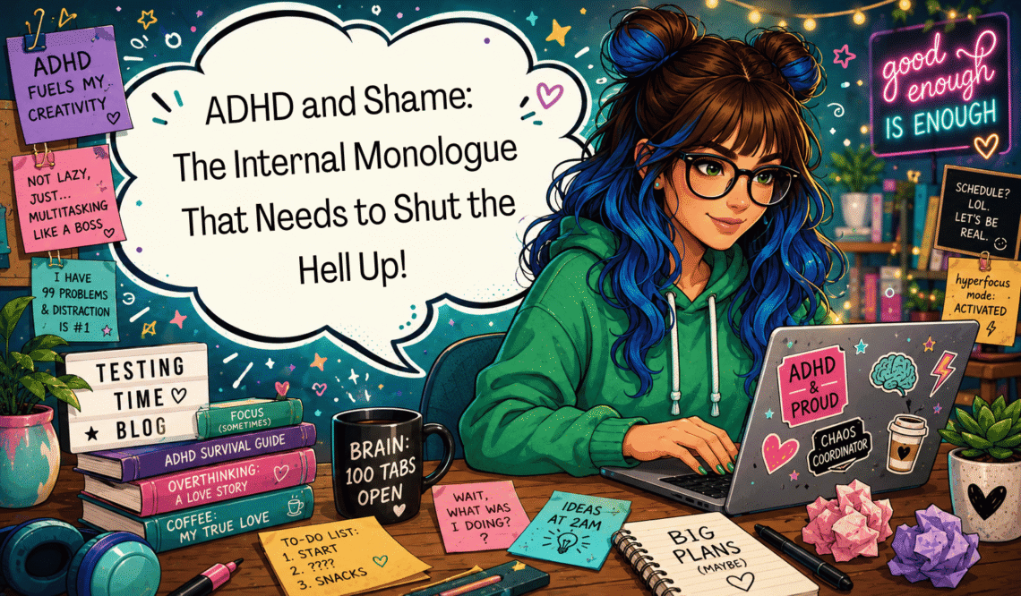 ADHD and Shame: The Internal Monologue That Needs to Shut the Hell Up
